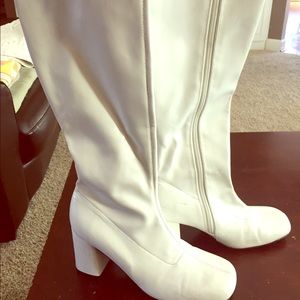 White Go Go Boots