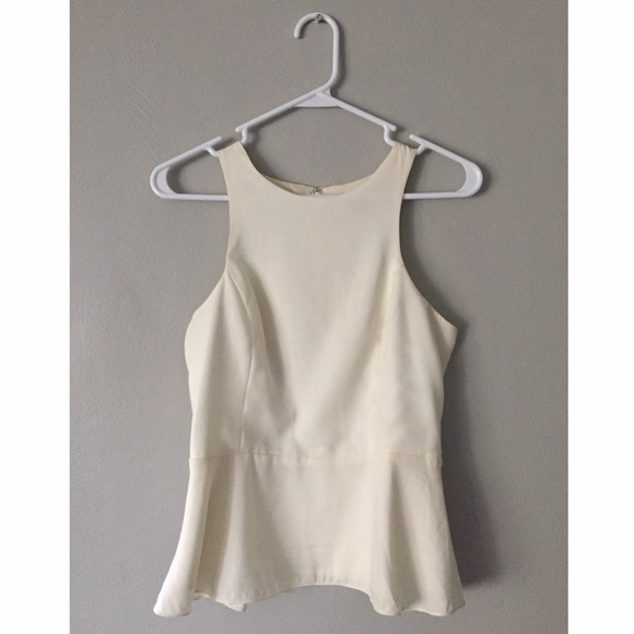 Express Sleeveless Peplum Top