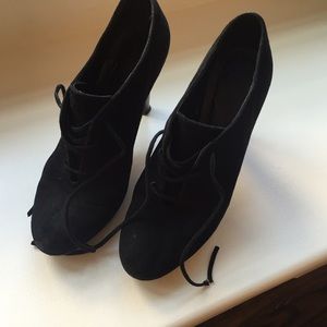 Kate Spade black suede booties. Size 6.5