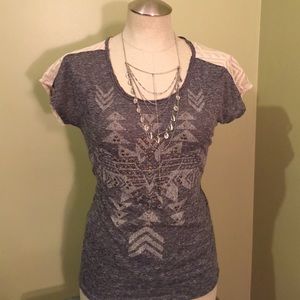 Daytrip lace back tee.