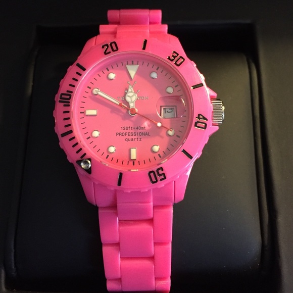 Pink toy watch