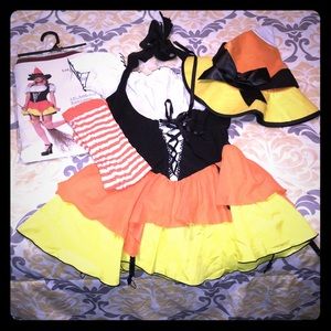 Sexy Kandy Korn Witch Halloween Costume 👻