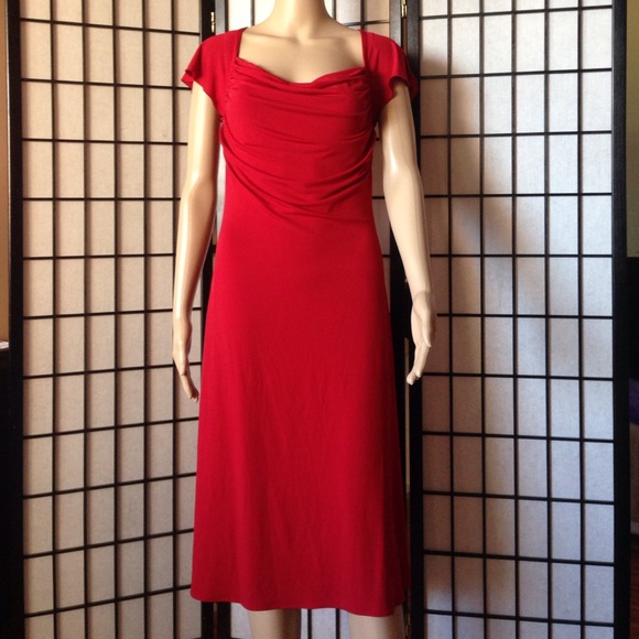 Zak Posen red dress
