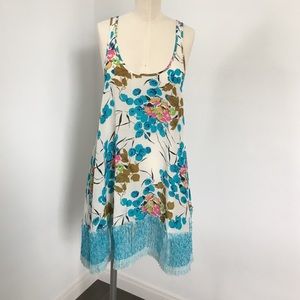 ABS Printed Silk Dress