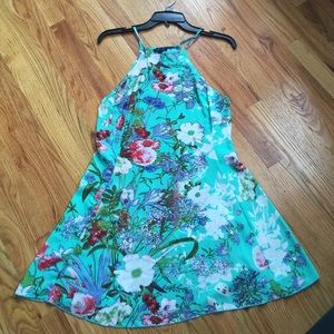 skater style floral dress