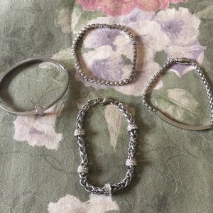 Steel by Design Cross Bracelet