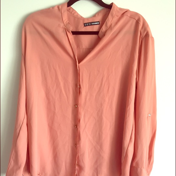 Peach blouse