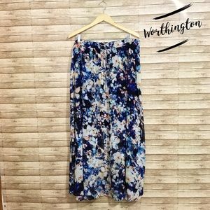 ✨Flash Sale✨NWOT Worthington Floral Maxi Skirt