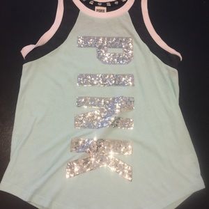 PINK by Victoria's Secret BLING Crew Tee