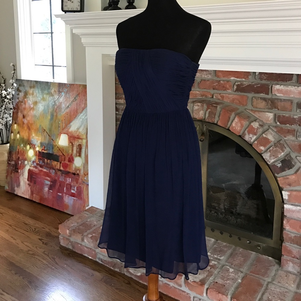 Donna Morgan Strapless Cocktail Dress