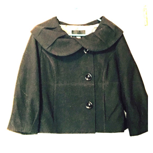 Fall Black Asymmetric Light Jacket