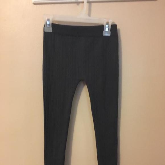 Grey sweater leggings
