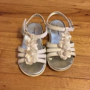 Adorable white sandals