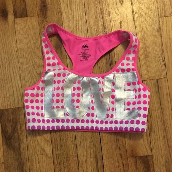 Justice sprits bra