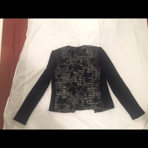 Rebecca Taylor Black & White Tweed Jacket