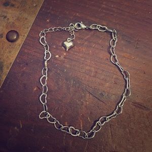 Lia Sophia silver bracelet heart charm