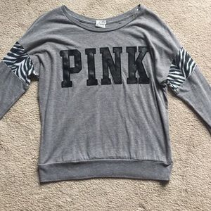 Pink Victoria's Secret Long Sleeve T Shirt