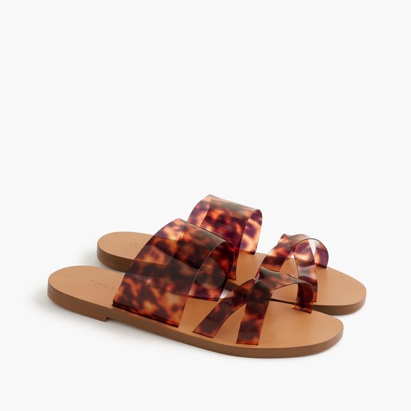 J. Crew Tortoise Slip Sandal