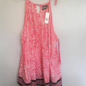 🎄New York & Company Tie-up Tank