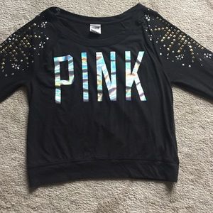 Black Victoria's Secret Pick long sleeve T shirt