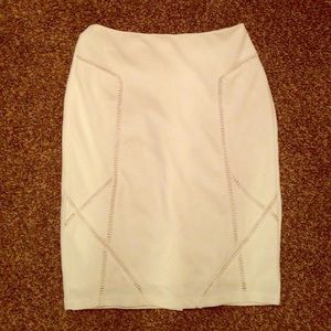 White Pencil Skirt