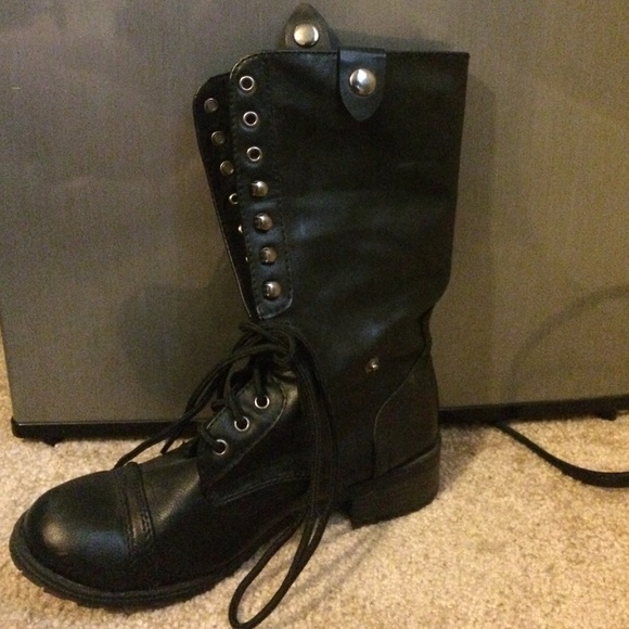 Black Combat Boots