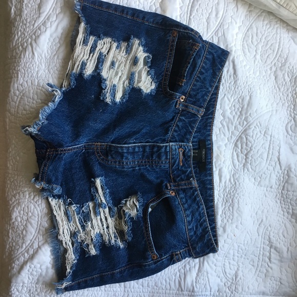 Denim shorts