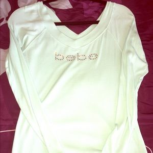 Off the shoulder Bebe long sleeve