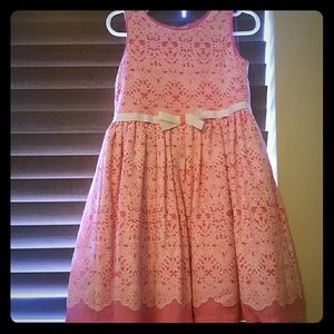 girls pink and white dress 5