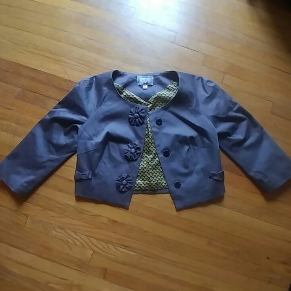 **SOLD** Anthro (Baraschi) cropped blazer