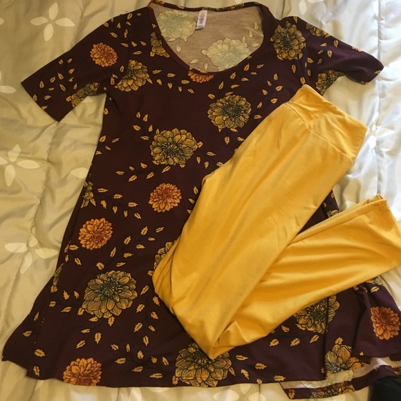 Lularoe perfect tee and leggings