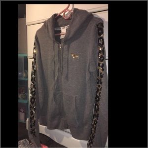 Rare bling cheetah jacket size medium !