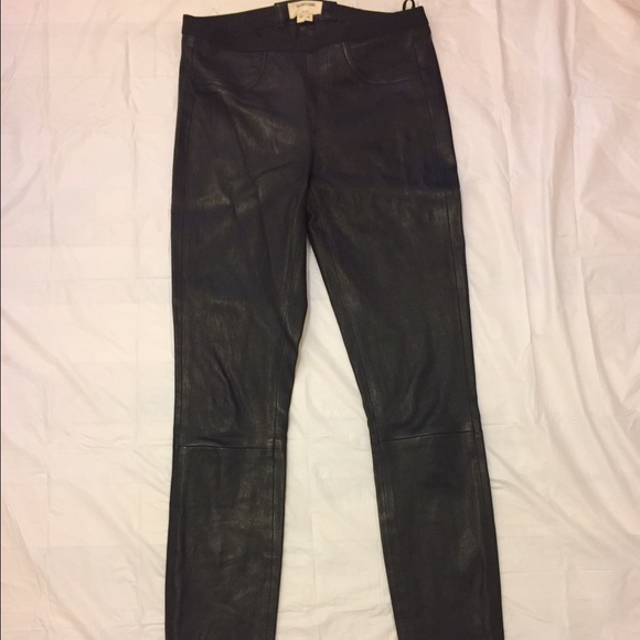 Leather leggings