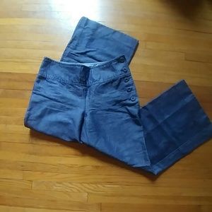 Anthro denim cullotes