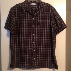 Men's Columbia plaid shirt XL