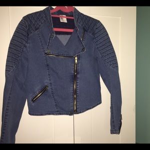 Denim Moto Jacket