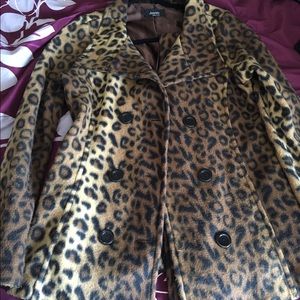 Cheetah print jacket