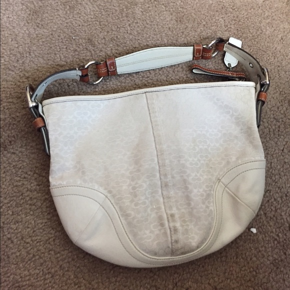 White coach purse