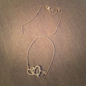 3 heart necklace