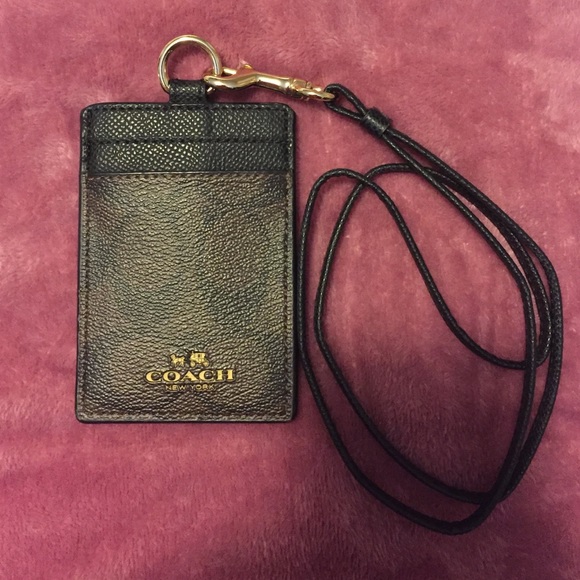 Coach Badge holder. Used once. Like new