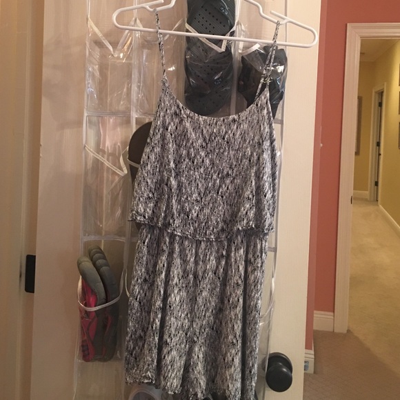 Black and white romper