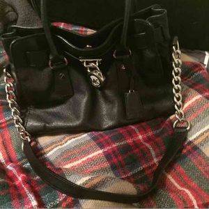 Michael Kors Small Hamilton Leather Handbag