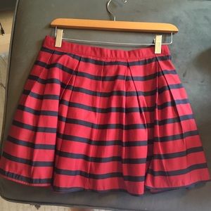 Forever 21 striped mini skirt