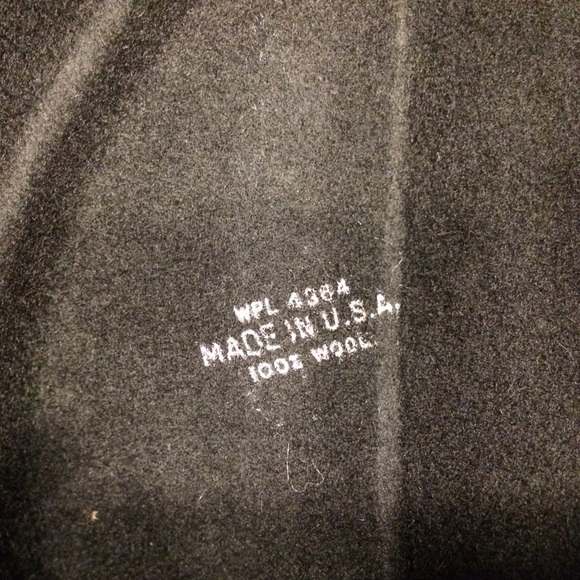 Black wool felt dressy hat- made in USA