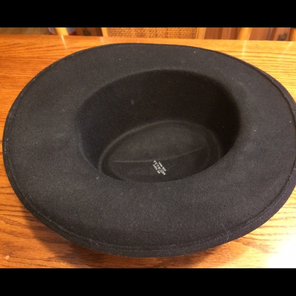 Black wool felt dressy hat- made in USA main image 4
