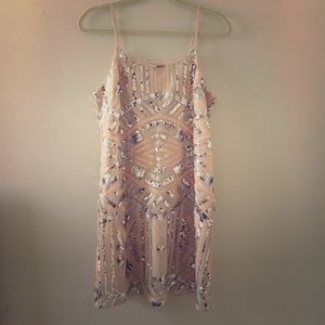 Light Pink & Silver Dress