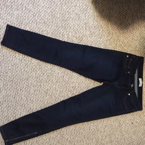 Express ankle jean. Stella, low rise