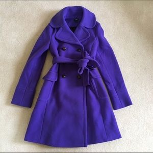 J Crew long peacoat