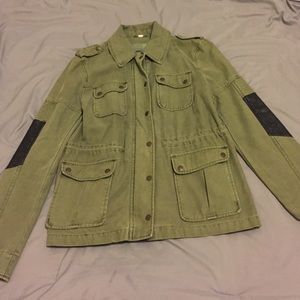 Levi's utility jacket with black elbow detail