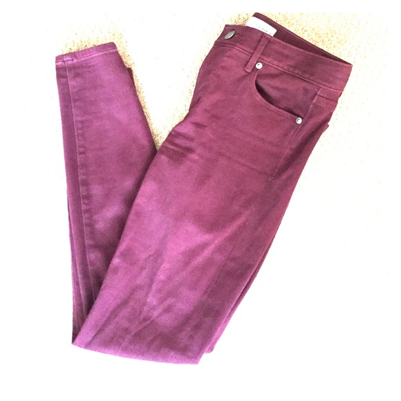Loft burgundy pants - size 2